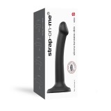 Фаллоимитатор Strap-On-Me Dildo Dual Density Semi-Realistic гнущийся, черный (S - 17, Ø 2.7 см)