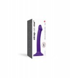 Фаллоимитатор Strap-On-Me Dildo Dual Density Semi-Realistic гнущийся, фиолетовый (S - 17, Ø 2.7 см)