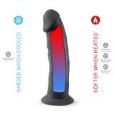 Фаллоимитатор на присоске SileXD Model 2 - 7.5”, черный (19.2, Ø 4.5 см)