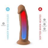 Фаллоимитатор на присоске SileXD Model 2 - 7.5”, карамель (19, Ø 4.8 см)