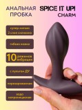 Перезаряжаемая анальная пробка Spice it Up Charm (10.3, Ø 3.2 см)