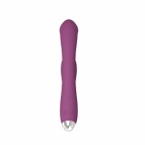 Вибратор-кролик с вакуумным клиторальным отростком Quick Sucking Vibrator, фиолетовый