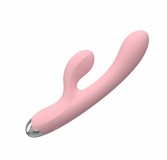 Силиконовый вибратор-кролик G spot Vibrating, розовый