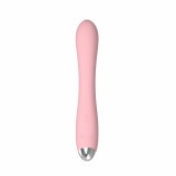 Гибкий силиконовый вибратор Vibrating Massager, розовый