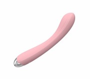 Гибкий силиконовый вибратор Vibrating Massager, розовый