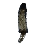 Насадка на пенис Baile Penis Sleeve, черная (11.5, Ø 3.2 см)