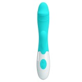 Вибратор Pretty Love Snappy, бирюзовый (19, Ø 3.2 см)
