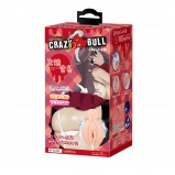 Мастурбатор вагина Crazy Bull с эффектом смазки (13.5, Ø 5.5 см)