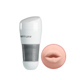 Мастурбатор в тубе белый PrettyLove Kitty, ротик