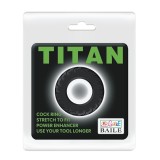 Эрекционное кольцо Titan, черное (4.2 см)