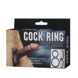 Двойное кольцо на пенис Cock Ring, черное