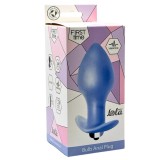 Анальная пробка с вибрацией Bulb Anal Plug Blue (8.7, Ø 3.8 см)