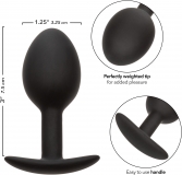 Анальная пробка из силикона Weighted Silicone Plug (7.5, Ø 3.3 см)