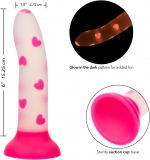 Светящийся фаллоимитатор Glow Stick Heart (15.3, Ø 3.8 см)