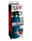 Мастурбатор загорелый в синей фляге FUCK FLASK