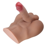 Фаллоимитатор Crazy Bull Pretty Love Rhyne с анусом (17.3, Ø 4.4 см)