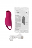 Вакуум-волновой стимулятор клитора с вибрацией Satisfyer Pocket Pro 1 бордовый