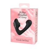 Вибратор Fifty Shades of Grey Greedy Girl Duet, черный