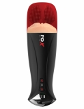 Мастурбатор в колбе с вибрацией Fuck-O-Matic Pro XL, бежевый
