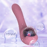 Вибромассажёр с деликатными токами Youvic, розовый