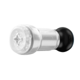 Мастурбатор + интерактивная насадка: Feel Pocket Stroker Crystal + Power Blow