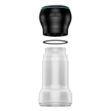 Мастурбатор + интерактивная насадка: Feel Pocket Stroker Crystal + Power Blow