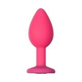 Анальная пробка Emotions Cutie Small Pink black crystal (7, Ø 2.7 см)