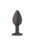 Анальная пробка Emotions Cutie Small Black moonstone crystal (7, Ø 2.7 см)