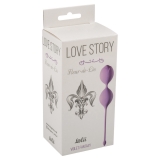 Вагинальные шарики Love Story Fleur-de-lis Violet Fantasy (19.5, Ø 3.4 см)