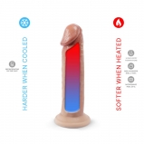 Фаллоимитатор Premium Real Skin SileXD Model 1 - 7.5”, бежевый (19, Ø 4.1 см)
