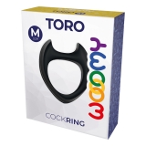 Эрекционное кольцо Toro M black от Wooomy (Ø 2.8 см)