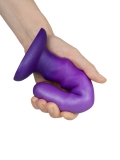 Нереалистичный дилдо Unicorn Purple (17.5, Ø 3.5 см)