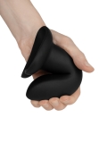 Нереалистичный дилдо Emotional Plus Black (13, Ø 4 см)