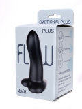 Нереалистичный дилдо Emotional Plus Black (13, Ø 4 см)