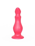 Плаг изогнутой формы Lovetoy из ПВХ розовый (14, Ø 2.6 см)