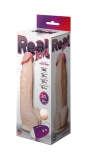 Вибромассажёр неоскин с выносным блоком в коробке REAL BOMB (26, Ø 6.5 см)