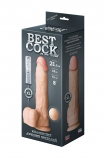 Вибромассажёр неоскин с выносным блоком BEST COCK 8