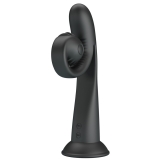 Вибратор на присоске с двойной стимуляцией Pretty Love, чёрный