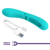 Baile Вибратор с функцией фингеринга Lexie, бирюзовый