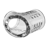 Насадка на пенис с отверстием для мошонки Pretty Love, прозрачная, 7.2 см