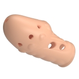 Насадка на пенис Pretty Love Booker, бежевая (8, Ø 3.7 см)