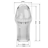 Насадка Pretty Love Huel, прозрачная (9, Ø 4.2 см)