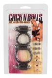 Распродажа! Вибро кольца для пениса и мошонки с шишечками Cock N Balls