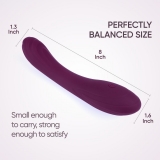 Вибратор Selove CurveRush фиолетовый (20.3, Ø 3.3 см)
