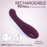 Вибратор Selove CurveRush фиолетовый (20.3, Ø 3.3 см)