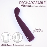 Вибратор Selove TouchBend SE100 фиолетовый (17.5, Ø 2.5 см)