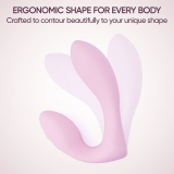 Вибратор Selove DuoFlex розовый