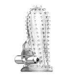 Вибронасадка со стимуляцией клитора и ануса Brave Man (13.7, Ø 4.5 см)