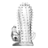 Вибронасадка со стимуляцией клитора и ануса Brave Man (13.7, Ø 4.5 см)