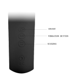 Вибратор-кролик Pretty Love, черный (24, Ø 3.5 см)